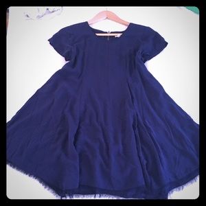 Silence + noise blue flowy dress SM